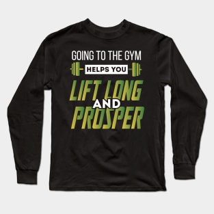 Funny Calisthenics Street Fitness and Gym Exercise Quote Long Sleeve T-Shirt